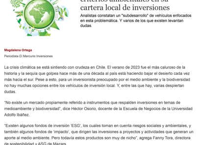 Diario El Mercurio, Radio Biobio y LUN, entrevista a socio de PKF Chile.