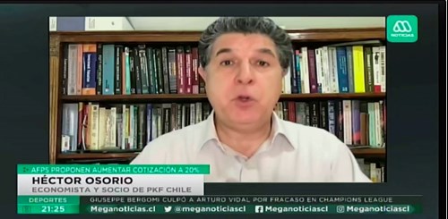 Socio de PKF Chile en Meganoticias Prime: AFPS proponen aumentar cotización a 20%.