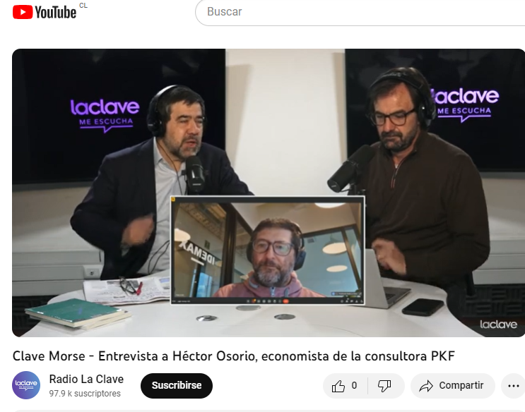 Socio de PKF Chile en LUN y Radio La Clave.